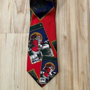 Vintage Christmas Carol Necktie
